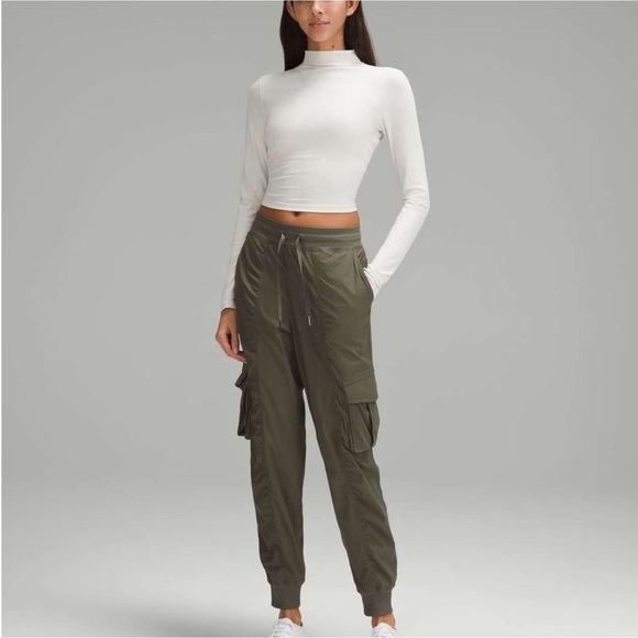 Lululemon Athletica Dark Green Cargo Joggers - Picture 1 of 14